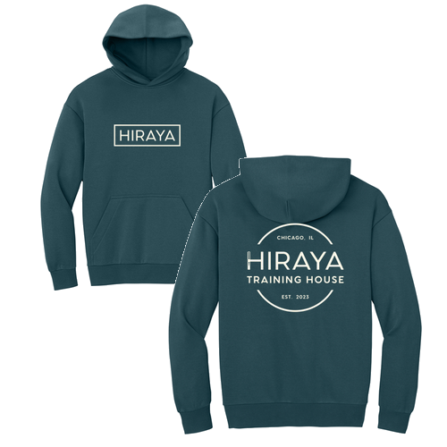 Hiraya Classic Logo Hoodie -- Deep Cyan