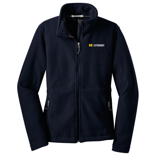 Ladies Fleece Jacket -- True Navy