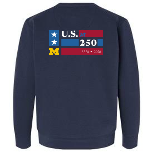 Youth LAT Apparel Soft Elevated Fleece Crewneck -- Navy