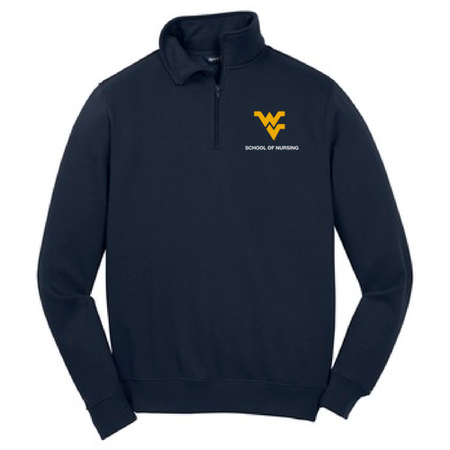 Sport Tek Quarter Zip Sweatshirt -- True Navy