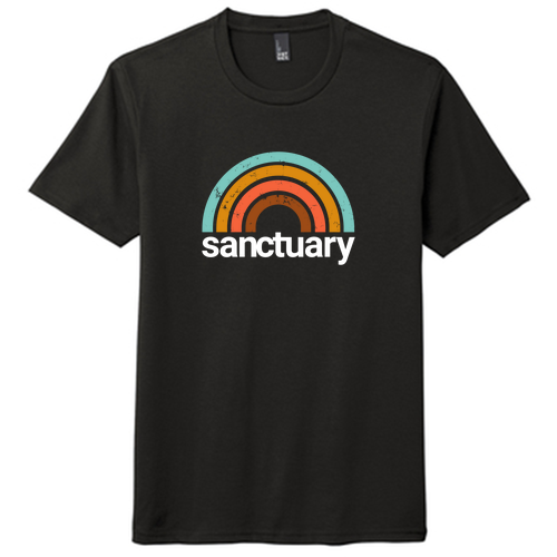 District Made Unisex Perfect Tri Crew Tee -- Black