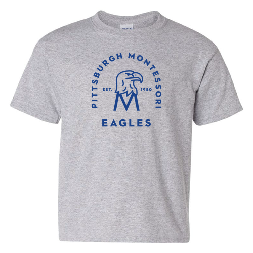 Eagles Gildan Heavy Cotton Basic Youth T-Shirt -- Sport Grey
