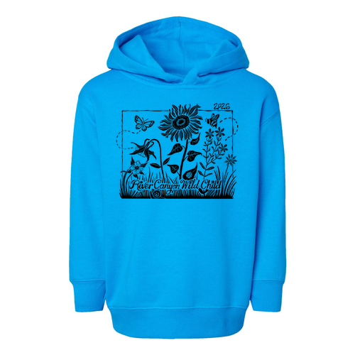 Rabbit Skins Toddler Pullover Fleece Hoodie -- Turquoise