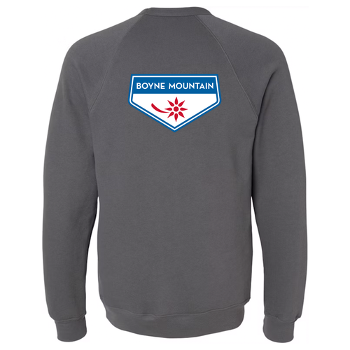 Boyne Mountain Logo 2 Full Color -- Crewneck Sweatshirt Asphalt