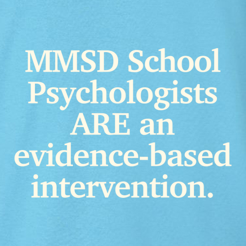 MMSD School Psychologist T-Shirt -- Sky
