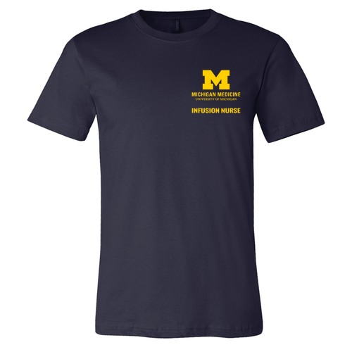 Bella Canvas Soft Fitted Jersey T-Shirt -- Navy
