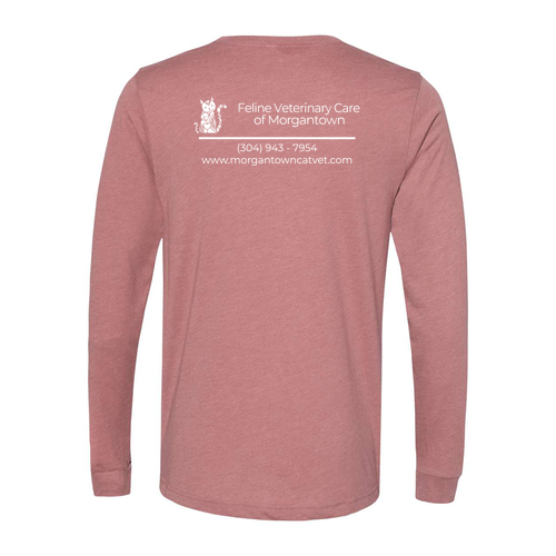 Bella+Canvas Unisex Heather Cvc Long Sleeve Tee- Heathers -- Heather Mauve
