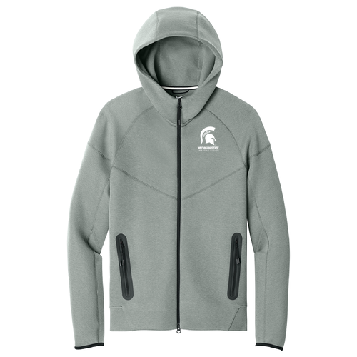 Nike Tech Fleece Full-Zip Hoodie -- Dark Grey Heather