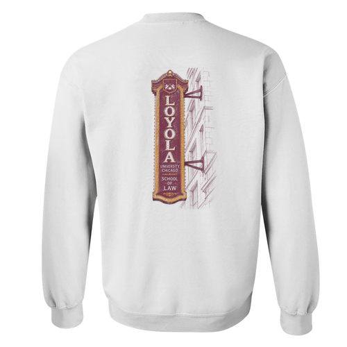 Gildan Heavy Blend Crew Neck Sweatshirt -- White