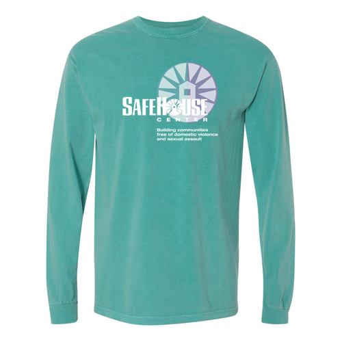 Comfort Colors Ringspun Long Sleeve Tee -- Sea Foam
