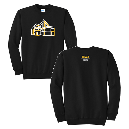 MERF Port and Company Classic Crewneck Sweatshirt -- Jet Black