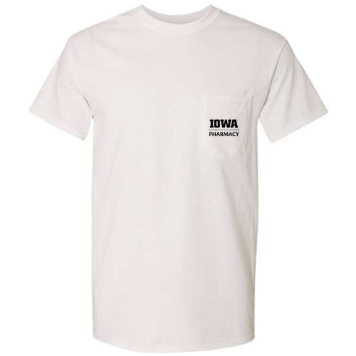 Gildan Heavy Cotton Adult Tee with Pocket -- White