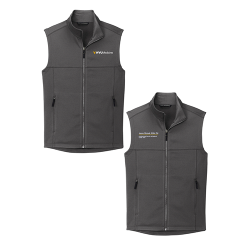 Port Authority Collective Smooth Fleece Vest -- Graphite