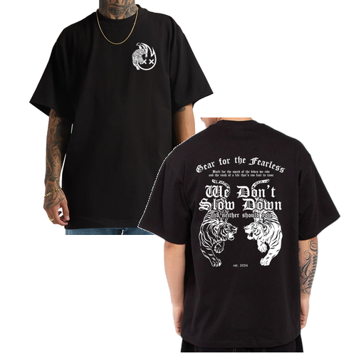 Shaka Wear Adult Max Heavyweight T-Shirt -- Black