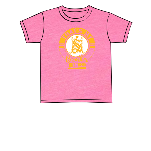 Bella Canvas Youth Triblend Jersey Short Sleeve Tee -- Charity Pink Triblend