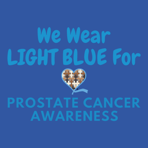 Blue for Prostate Cancer Awareness