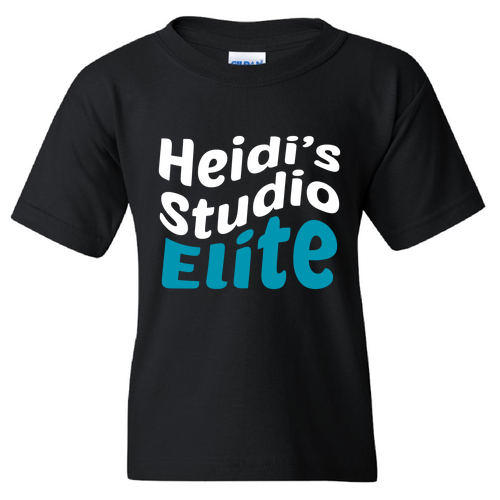 Gildan Heavy Cotton Basic Youth T-Shirt -- Black