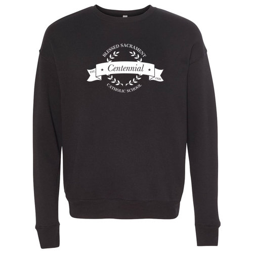Bella Canvas Unisex Drop Shoulder Fleece Crewneck