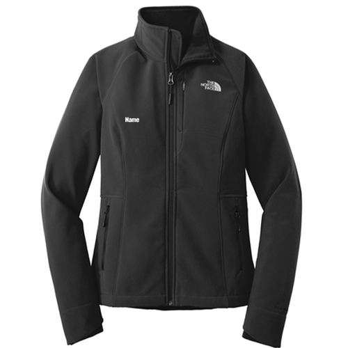 Cardiology North Face Ladies Soft Shell Jacket -- Black