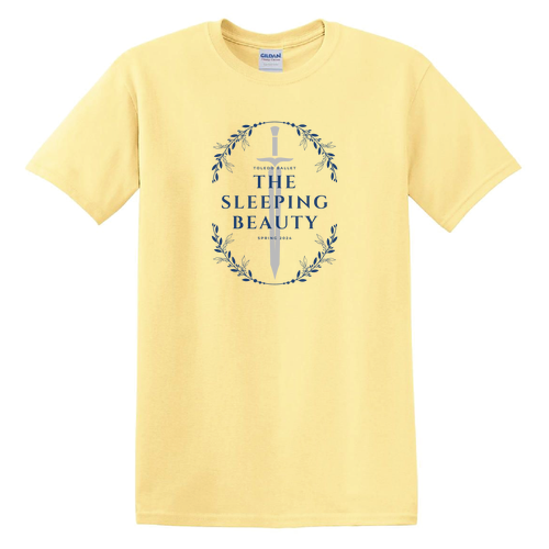Sleeping Beauty YOUTH 100% Cotton T-Shirt -- Daffodil Yellow