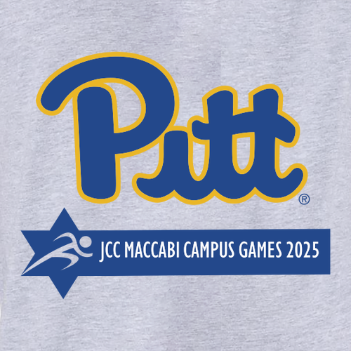 Pitt/Maccabi Short Sleeve Shirt -- Sport Grey