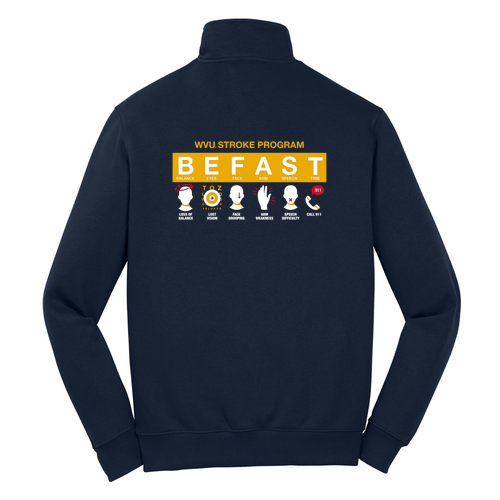 Sport Tek Quarter Zip Sweatshirt -- True Navy