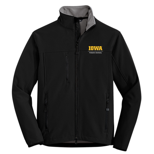 Port Authority Glacier Soft Shell Jacket -- Black / Chrome