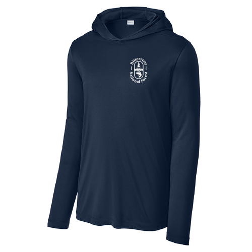 Sport-Tek Posi-UV Pro Long Sleeve Hoodie -- True Navy