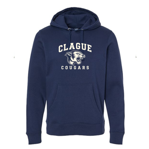 J America Soft BTB Fleece Hooded Sweatshirt -- True Navy