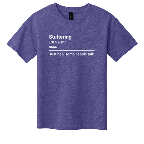 Gildan Youth Softstyle T-Shirt -- Heather Purple