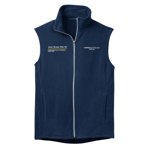 Port Authority Microfleece Vest -- True Navy