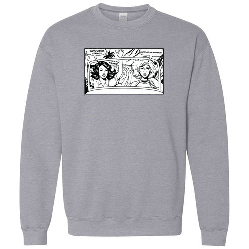 Gildan Heavy Blend Crew Neck Sweatshirt -- Sport Grey