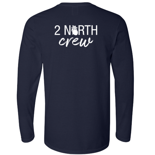 Gildan Softstyle Longsleeve T Shirt -- Navy