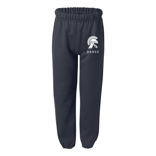 Gildan Elastic Bottom Youth Sweatpants -- Navy
