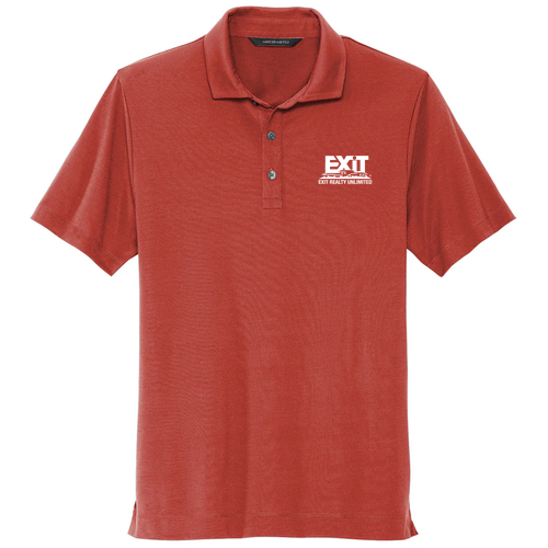 Mercer+Mettle Stretch Jersey Polo -- Terracotta