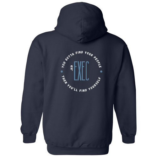 Gildan Heavy Blend Hooded Sweatshirt -- Navy