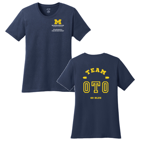 Ladies Port and Company  Core Cotton Tee -- Navy