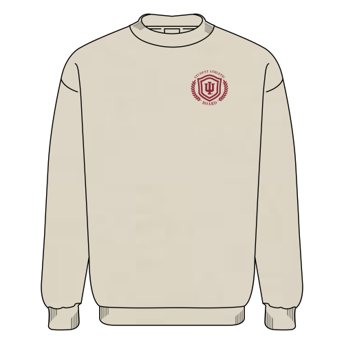 J. America BTB Fleece Crew -- Oyster