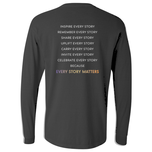 Comfort Colors Ringspun Long Sleeve Tee -- Pepper