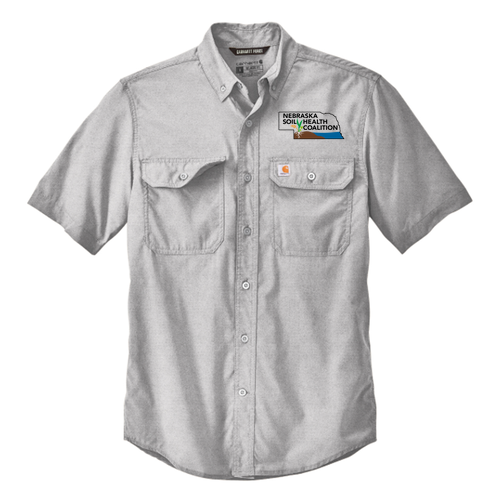 Carhartt Force Solid Short Sleeve Shirt -- Steel