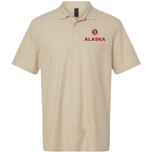 Gildan Adult Softstyle Pique Polo -- Sand