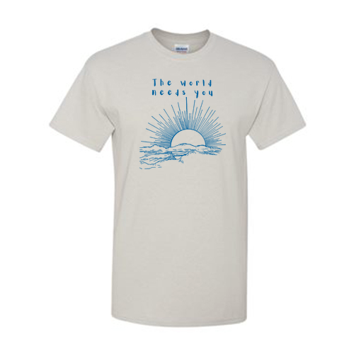 Gildan Heavy Cotton Basic T-Shirt -- Ice Grey