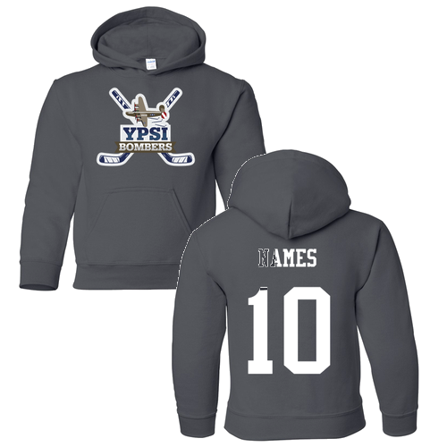 Gildan Heavy Blend Youth Hooded Sweatshirt -- Charcoal