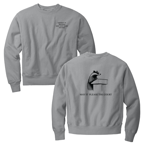 Champion Reverse Weave Garment-Dyed Crewneck Sweatshirt -- Concrete