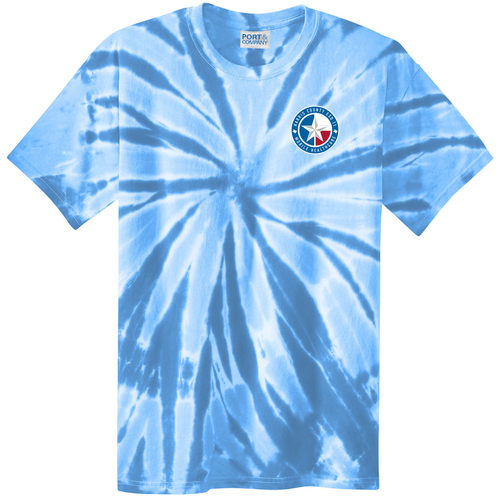 Port and Company Tie Dye Tee -- Light Blue
