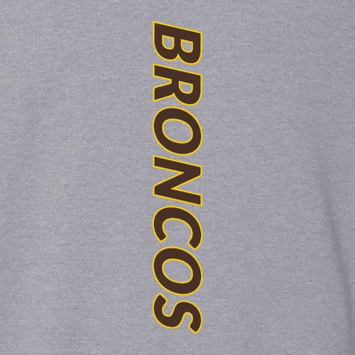 WMU SLHS Broncos Gildan Elastic Bottom Sweatpants -- Sport Grey