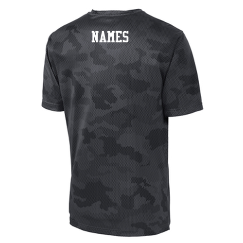 Sport-Tek CamoHex Tee -- Iron Grey