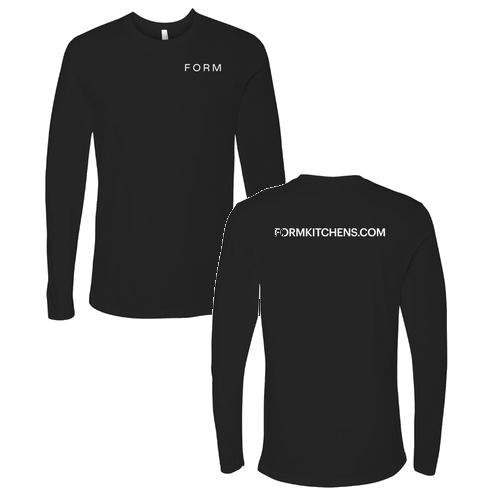 Next Level Apparel Premium Fitted Long Sleeve Crew -- Black