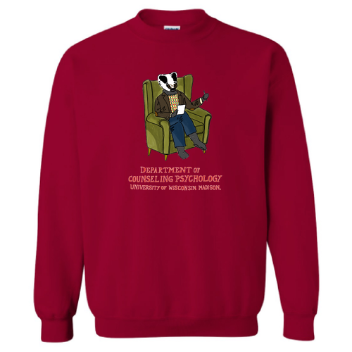 Gildan Heavy Blend Crew Neck Sweatshirt -- Cardinal Red