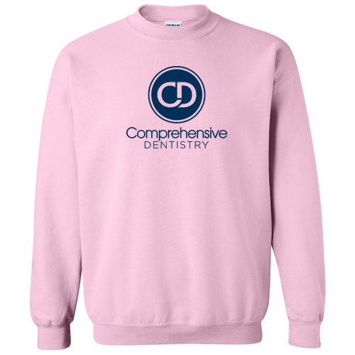 Heavy Blend Crew Neck Sweatshirt -- Light Pink